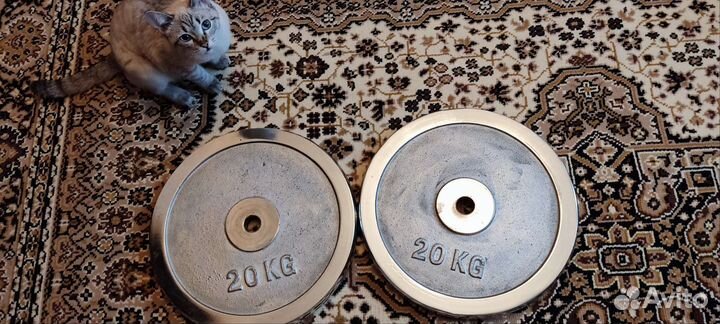 Блины для штанги 20 кг