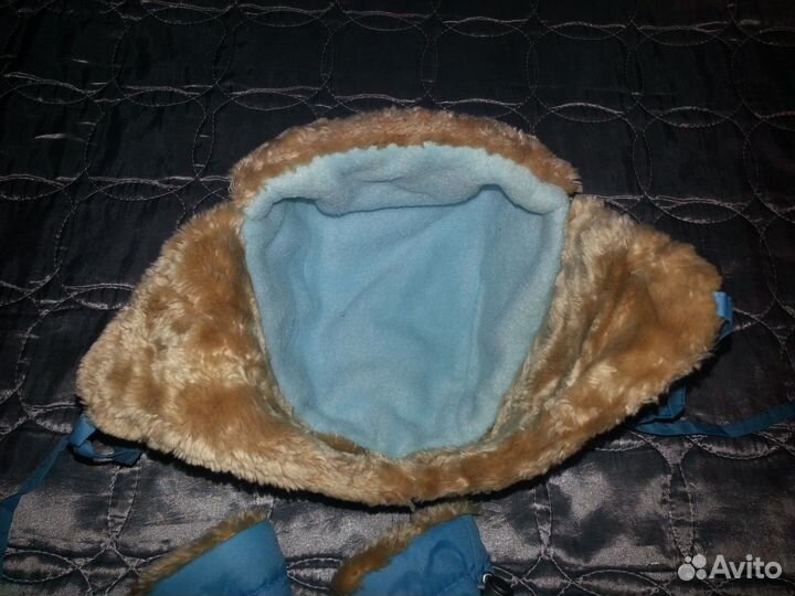 Шапочка и рукавички на зиму