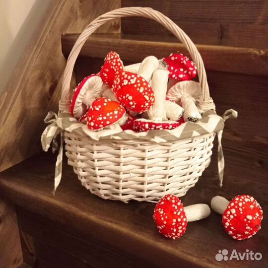 Ёлочные игрушки. Грибы