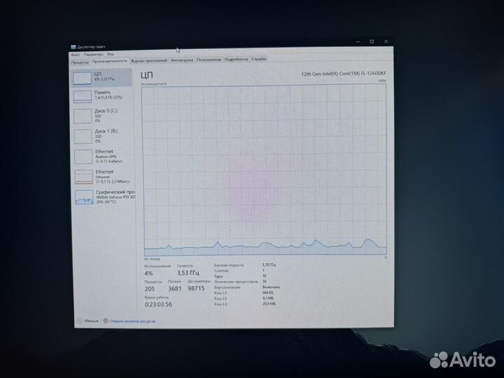 Игровой пк rtx3070/i5 12600kf