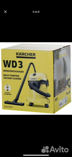 Пылесос karcher wd 3