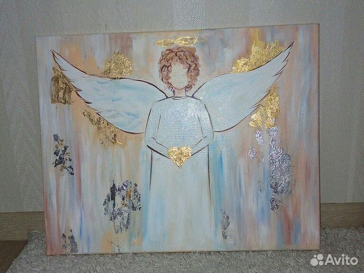 Картина большая Ангел хранитель