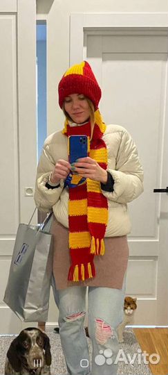Комплект шапка и шарф 