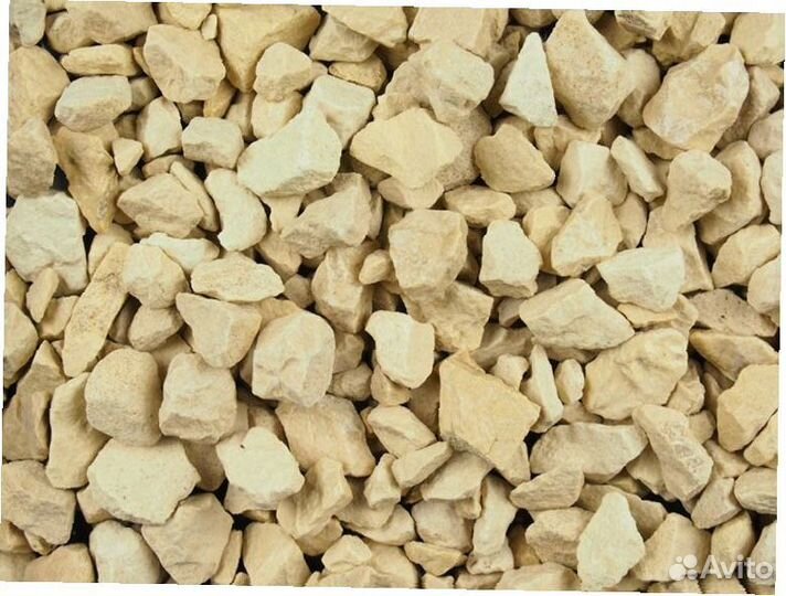 Щебень желтый и серый с доставкой