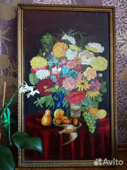 Картина натюрморт. Очень большая