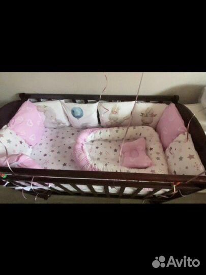 Детский набор бортиков в кроватку