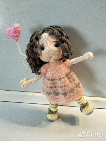 Кукла вязаная ручная работа