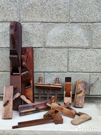 Старинные деревянные рубанки Лофт интерьер