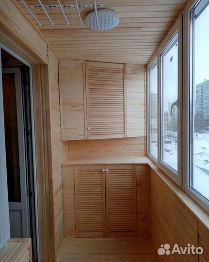 Обшивка лоджий и балконов