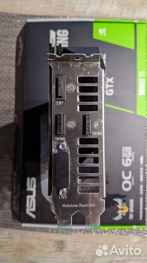 Видеокарта asus GTX 1660TI OC 6GB