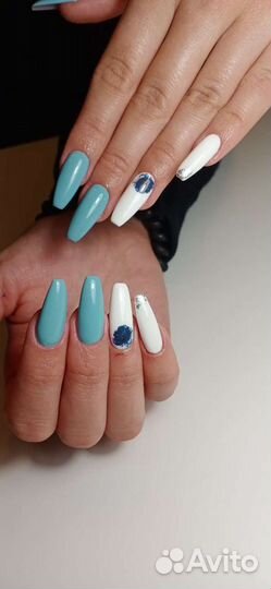 Наращивание ногтей,гель лак