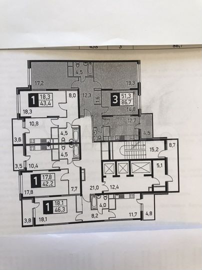 3-к. квартира, 86,7 м², 14/24 эт.