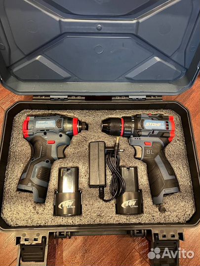 Набор инструментов 2в1 Импакт Винтоверт + Шуруп
