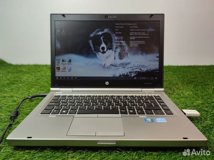 Ноутбук hp elitebook 8470p i5/4gb/hdd320gb/HD14
