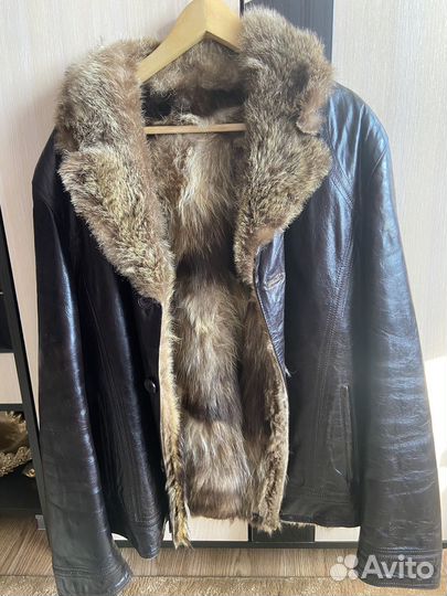 Натуральная мужская дубленка