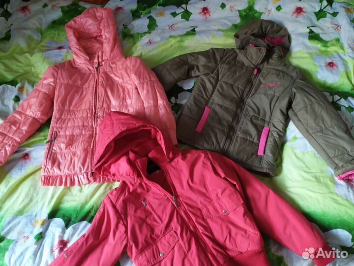 Вещи пакетом для девочки куртки 146-152