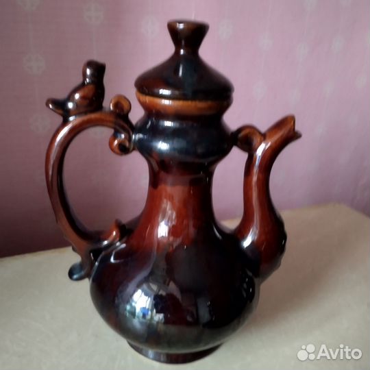 Кофейный сервиз керамика СССР Гжель