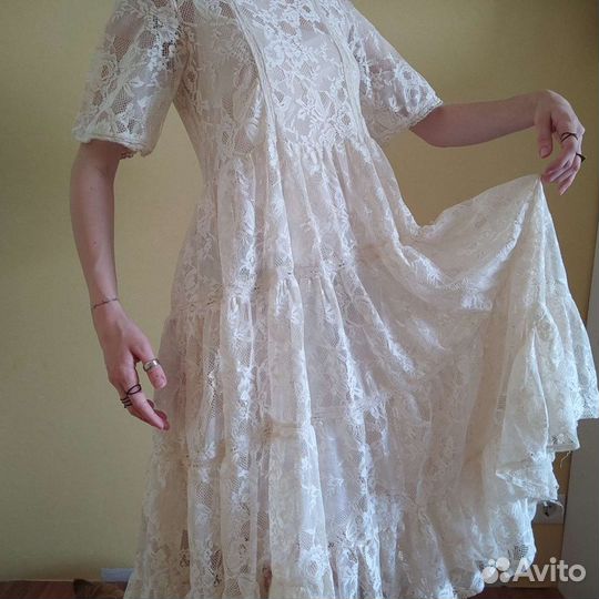 Женское винтажное платье