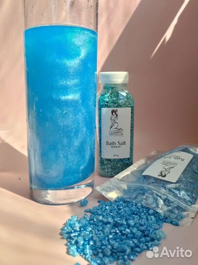 Мерцающая соль для ванн с шиммером опт