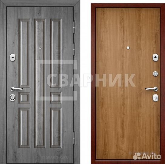 Усиленная входная дверь на заказ. Под ключ