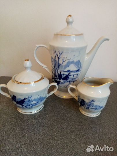 Кофейный набор из фарфора