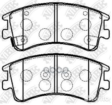 Колодки тормозные передние mazda 6 GG/GY PN5526