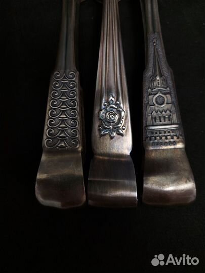 Щипцы для сахара,цукатов, мармелада мнц серебрение