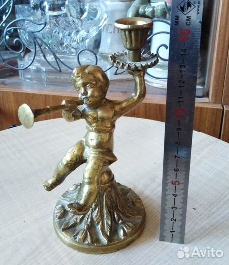 Мальчик трубач(бронза)