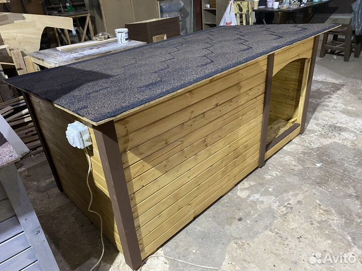 Будка для собаки утепленная