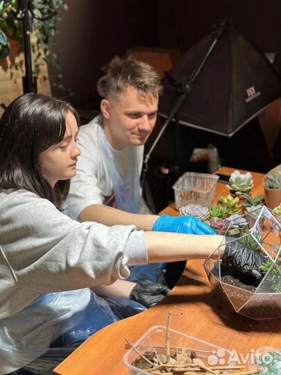 Мастер-класс Флорариум для двоих