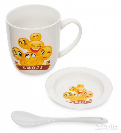 Н-р из 2-х кружек в подарочной коробке Эмодзи A2132993