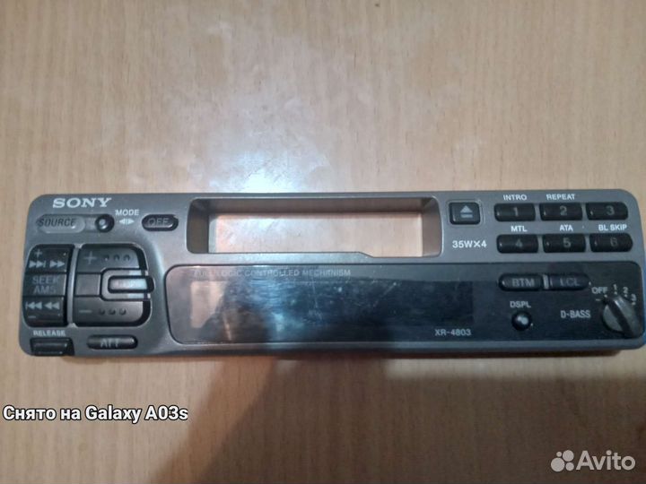 Панель от магнитолы sony