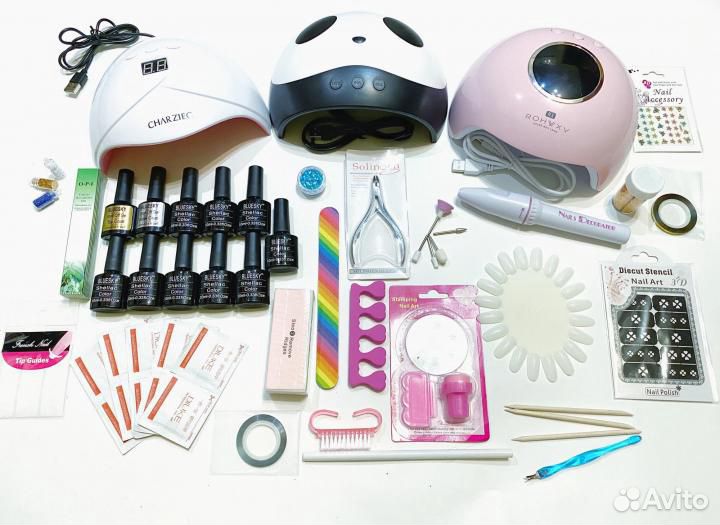 Набор для маникюра/шеллака с гель лаками