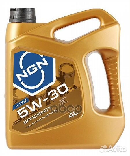 5W-30 efficiency A-line SN 4л (синт. мотор. мас