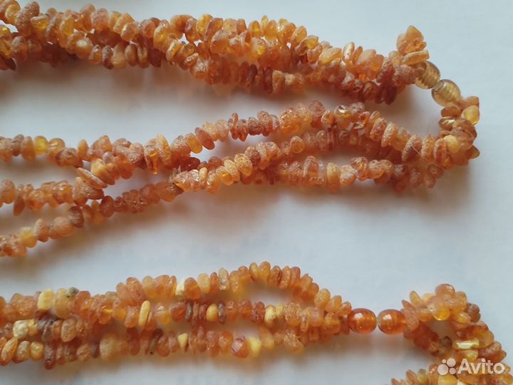 Янтарные бусы натуральные СССР