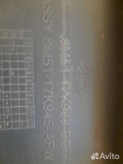 Решётка бампера ford focus 2 рестайлинг