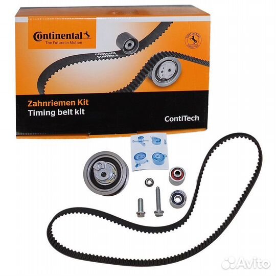 Комплект грм audi/VW 2.0I 2002 (ролик 3шт+ремень 1