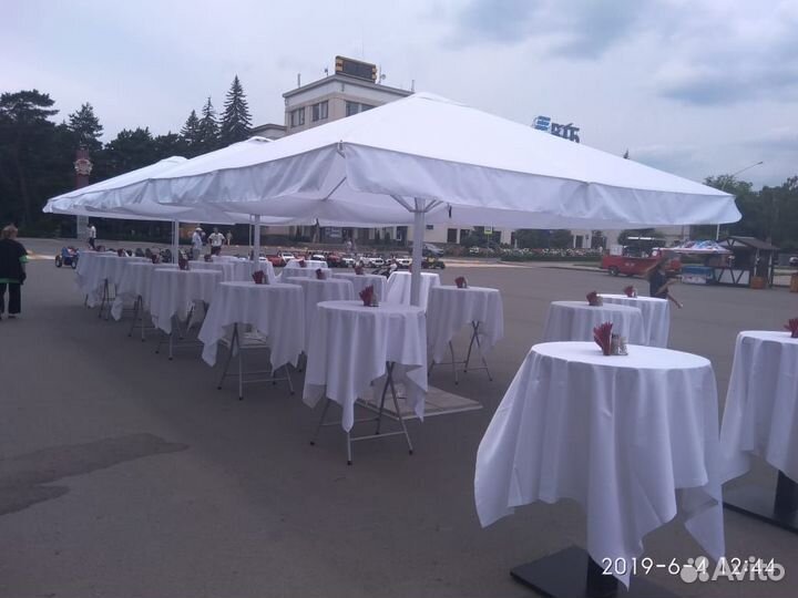 Зонт для кафе 4x4 м