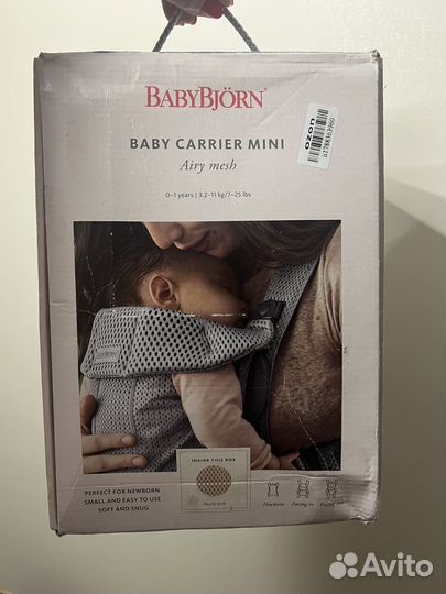 Рюкзак переноска кенгуру babybjorn mini