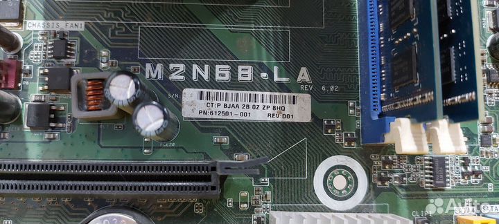 Материнская плата с процессором