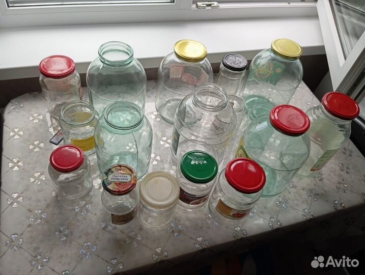 Банки стеклянные