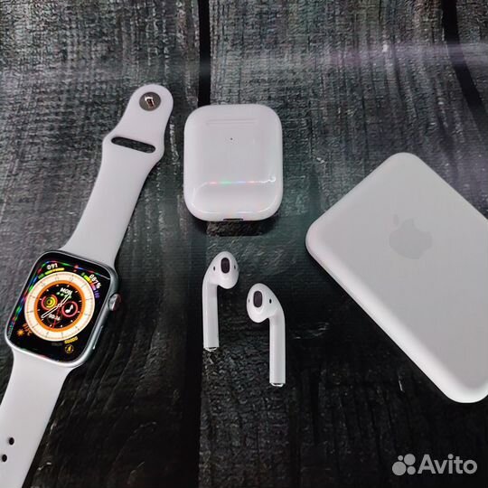 Airpods 2 premium + чехол