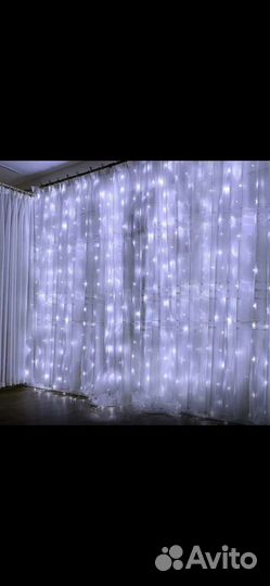 Гирлянда светодиодная 1.5*1.5м, 1.8*1.8, 2*2, 3*2