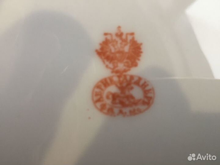 Коллекционная тарелка Гарднер 19 век Редкая