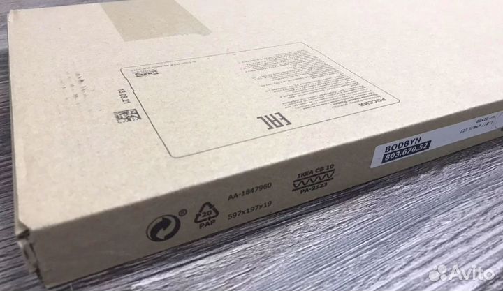 Мебельные фасады IKEA Bodbyn (Будбин) 60x20