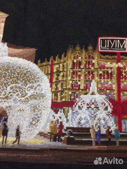Новогодняя Вышитая картина