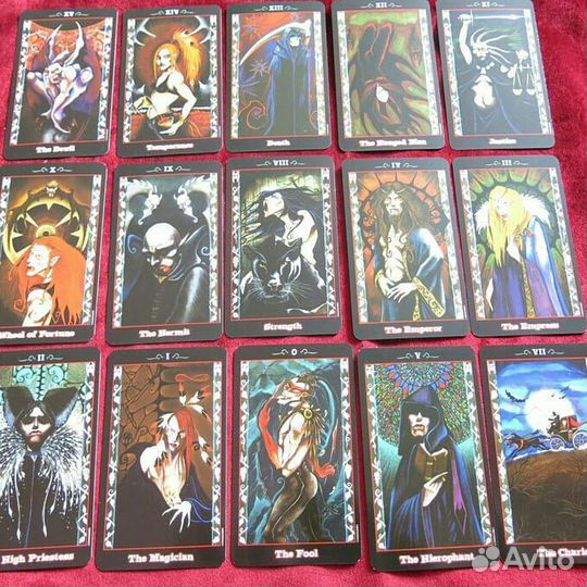 Vampire Tarot Natalie Hertz Карты Таро Вампиров