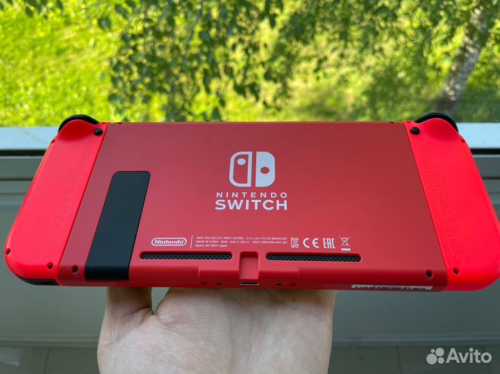 Nintendo Switch Rev2 Прошитая 128gb Mario