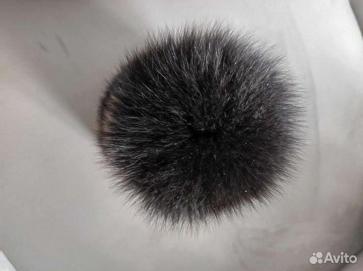 Шапка норковая вязаная