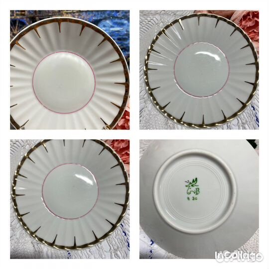 Кофейные блюдца лфз дулево вербилки